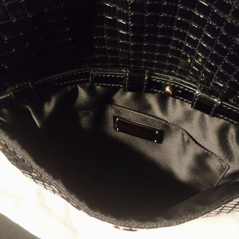 💕✨AUTHENTIC Ferragamo Mini Black Sequin Bag✨💕 - Picture 8 of 16